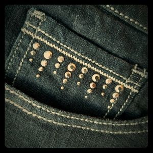 CJ Banks Embellished  Denim Skirt Size 20W